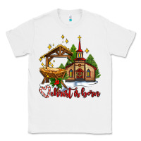 White the church  chrıst is born Classic Tee - AdoDesignShop