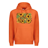 Carrot cactus leopard sunflower glitter background Premium Hoodie - AdoDesignShop