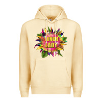 Pina Colada lunch lady tie dye sunflower Premium Hoodie - BarkalooDesign