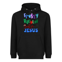 Black dance like frosty shine like rudolph Heavyweight Hoodie - MaliasSmallBusiness