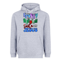 Heather Grey dance like frosty shine like rudolph Heavyweight Hoodie - MaliasSmallBusiness