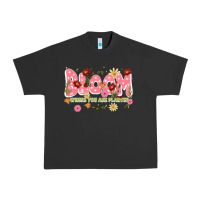 Pigment Black bloom where you are planted Urban Heavy Tee - JahusDesignShop