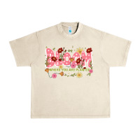 Sandshell bloom where you are planted Urban Heavy Tee - JahusDesignShop