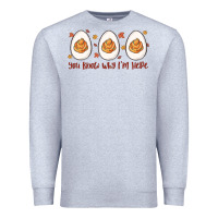 Heather Grey you know why i'm here Premium Sweatshirt - MaliasSmallBusiness