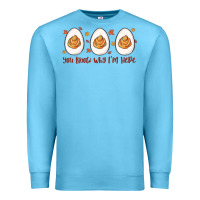 Ocean Blue you know why i'm here Premium Sweatshirt - MaliasSmallBusiness
