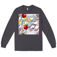 Smoke music class seamless pattern Long Sleeve Tee - BundleAndBundleShop