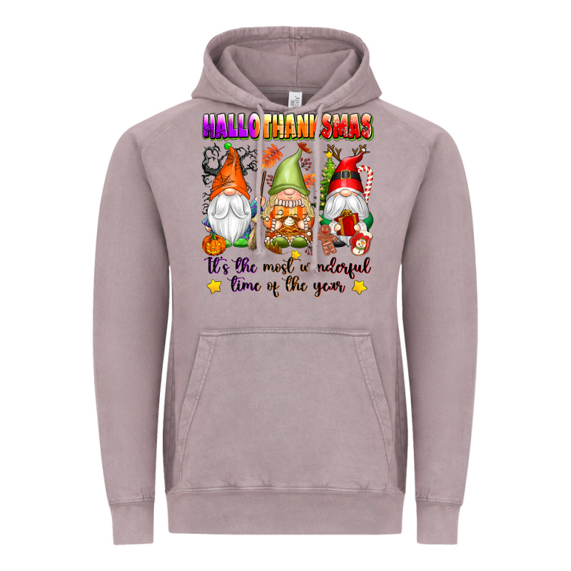 Hallothanksmas Its The Most Wonderful Time Of The Vintage Hoodie by texasbilliewilder | Teevron