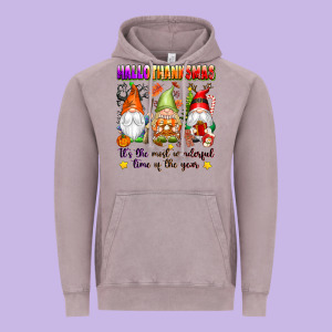 Hallothanksmas Its The Most Wonderful Time Of The Vintage Hoodie Designed By Texasbilliewilder