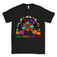 Black happy hallothanksmas Classic Tee - JahusDesignShop