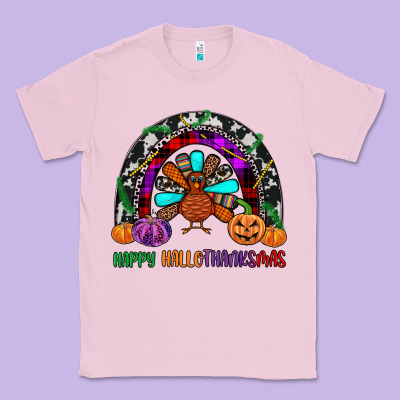 Happy Hallothanksmas Classic Tee Designed By Jahusdesignshop