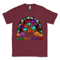 Burgundy happy hallothanksmas Classic Tee - JahusDesignShop