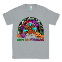 Heather Grey happy hallothanksmas Classic Tee - JahusDesignShop