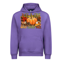 Tulip Just a girl who loves Fall Urban Hoodie - NancyCooperArtShop