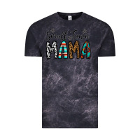 Cloud Black small town mama Vintage Tee - CowhideDigitalArt
