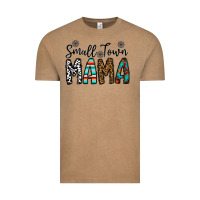 Vintage Coffee small town mama Vintage Tee - CowhideDigitalArt