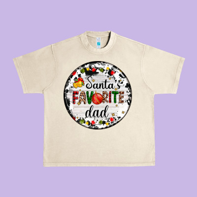 Christmas  Santas Favourite Urban Heavy Tee Designed By Adodesignshop