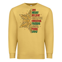 Antique Gold christmas snowflake Premium Sweatshirt - MaliasSmallBusiness