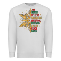Dove Grey christmas snowflake Premium Sweatshirt - MaliasSmallBusiness