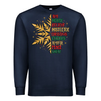Navy christmas snowflake Premium Sweatshirt - MaliasSmallBusiness
