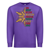 Purple christmas snowflake Premium Sweatshirt - MaliasSmallBusiness