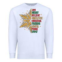 Christmas Snowflake Premium Sweatshirt | Teevron