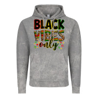 Cloud Rock Black vibes only juneteenth Vintage Hoodie - Zillion Design Studio