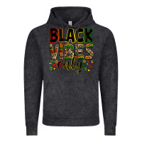Vintage Black Black vibes only juneteenth Vintage Hoodie - Zillion Design Studio