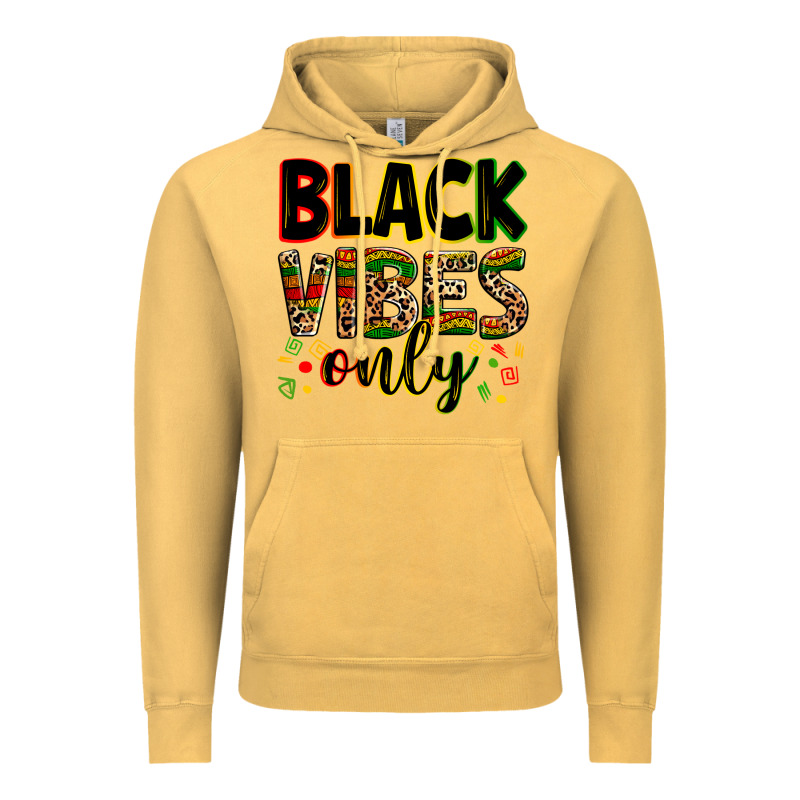 Black Vibes Only Juneteenth Vintage Hoodie by Zillion Design Studio | Teevron