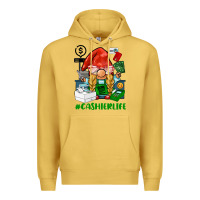 Antique Gold cashier  life gnome Premium Hoodie - BarkalooDesign