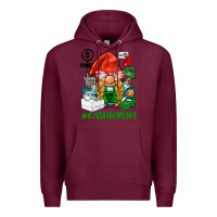 Burgundy cashier  life gnome Premium Hoodie - BarkalooDesign