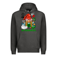 Charcoal Heather cashier  life gnome Premium Hoodie - BarkalooDesign
