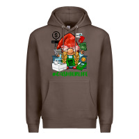 Coffee cashier  life gnome Premium Hoodie - BarkalooDesign