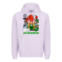 Lilac cashier  life gnome Premium Hoodie - BarkalooDesign