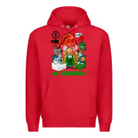 Red cashier  life gnome Premium Hoodie - BarkalooDesign