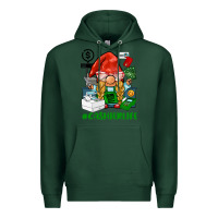 Sports Green cashier  life gnome Premium Hoodie - BarkalooDesign