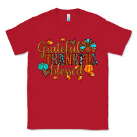 Red grateful thankful blessed Classic Tee - JahusDesignShop