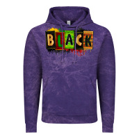 Cloud Purple Black juneteenth Vintage Hoodie - Zillion Design Studio
