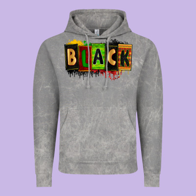Black Juneteenth Vintage Hoodie Designed By Zillion Design Studio