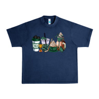 Navy hunter green hockey coffee cups Urban Heavy Tee - AdoDesignShop