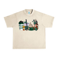 Sandshell hunter green hockey coffee cups Urban Heavy Tee - AdoDesignShop