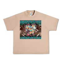 Burro western nurse stethoscope turquoise leopardes Urban Heavy Tee - BarkalooDesign