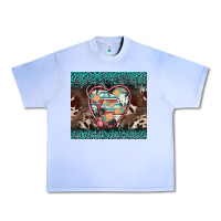Grape Ice western nurse stethoscope turquoise leopardes Urban Heavy Tee - BarkalooDesign