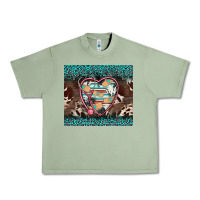 Oil Green western nurse stethoscope turquoise leopardes Urban Heavy Tee - BarkalooDesign