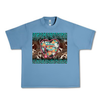 Pebble Blue western nurse stethoscope turquoise leopardes Urban Heavy Tee - BarkalooDesign