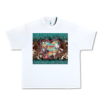White western nurse stethoscope turquoise leopardes Urban Heavy Tee - BarkalooDesign