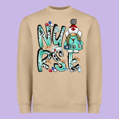 Nurse Heavyweight Sweatshirt Designed By Racoondesign