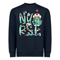 Navy nurse Heavyweight Sweatshirt - RacoonDesign