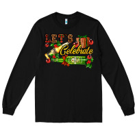 Black let`s celebrate with beer bottles Long Sleeve Tee - AdoDesignShop