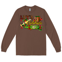Chestnut let`s celebrate with beer bottles Long Sleeve Tee - AdoDesignShop