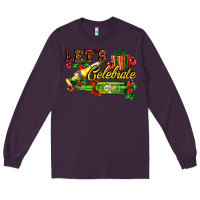 Plum let`s celebrate with beer bottles Long Sleeve Tee - AdoDesignShop